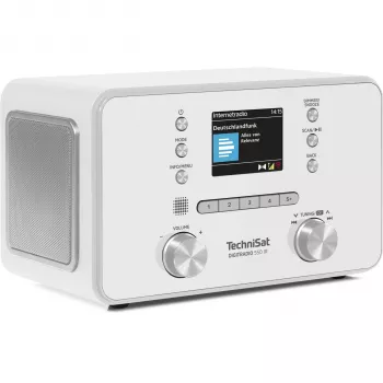 TechniSat DigitRadio 550 IR Internetové DAB+ FM rádio s Bluetooth, Spotify Connect, 20W stereo, barevný TFT displej, bílý