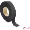 Textilní páska Delock 25 m x 19 mm, odolná proti přetržení, samolepicí, černá