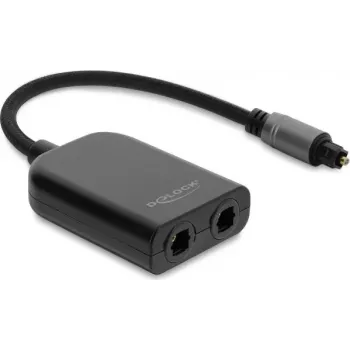 Delock S/PDIF TOSLINK rozdělovač 1 vstup 2 výstupy