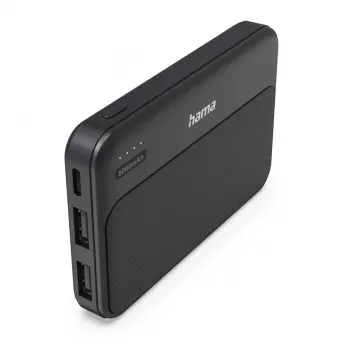 Powerbanka Hama Power Pack Pocket 5 5000 mAh 2X USB-A Anthracite