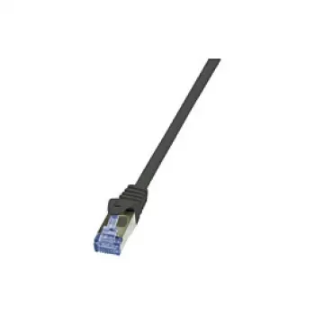 LogiLink PrimeLine Cat.7 S/FTP patch kabel RJ-45 samec na samec, 0,5 m, šedý