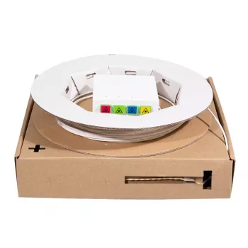 LogiLink FTTH Splice Box 4x SC/APC with 40 m Connection Cable, White