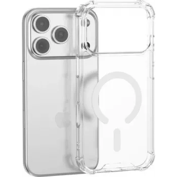 Pouzdro 4SMARTS Hybrid Case Ibiza pro Apple iPhone 18 Pro Max / 17 Pro Max MagSafe - transparentní