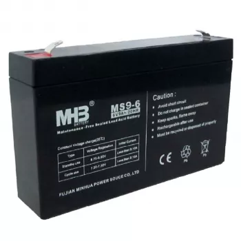 PowerWalker MHB MS9-6 6V 9Ah uzavřený olověný akumulátor pro UPS systémy