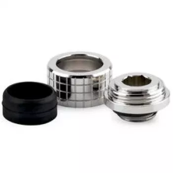 Šroubení hadice Thermal Grizzly DeltaMate, mosaz - lesklý nikl, HT16