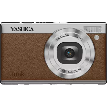 Yashica Tank Compact Digital Camera, Brown