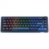 Herní klávesnice Ducky OK-M 65, 65%, hot-swappable, RGB, ANSI - spínače KTT Wine Red