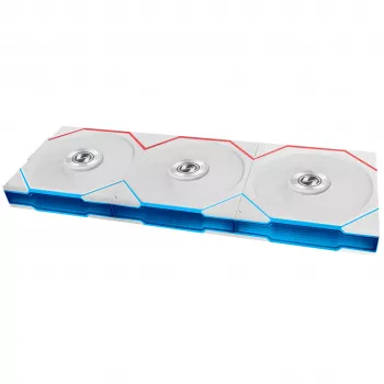 Lian Li UNI FAN TL FLEX Wireless ARGB Reverse Blade 120mm Fan 3-Pack with Controller - White