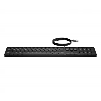 HP Desktop 320K drátová USB klávesnice, italské rozložení, plná velikost, nízké klávesy, černá, Smart Buy