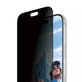 PanzerGlass 2-Wege-Privatsphären-Displayschutzfolie pro iPhone 17 Pro/18 Pro, Ultra-Wide Fit s FastFit