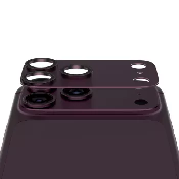PanzerGlass Fender ochrana objektivu kamery pro iPhone 18 Pro Max - Dark Cherry
