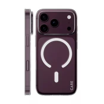 CARE by PanzerGlass Slim pouzdro pro iPhone 17 Pro / 18 Pro transparentní s MagSafe