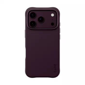 CARE by PanzerGlass Samba pouzdro pro iPhone 17/18 Pro, Dark Cherry, MagSafe
