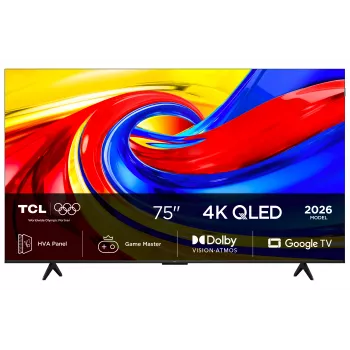 TCL 75P7L 75-Inch QLED 4K Google TV with Dolby Vision & HDR10+
