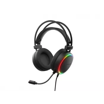 Genesis Neon 614 RGB USB herní headset s mikrofonem, černý