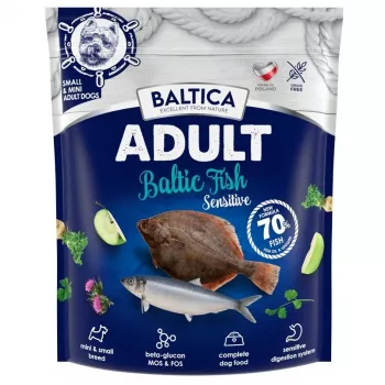 BALTICA Excellent Sensitive Baltic Fish Small Breed Mono suché krmivo pro psy 1kg