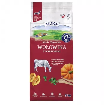 BALTICA Flavours of Regions hovězí se zeleninou suché krmivo pro malá plemena 3kg
