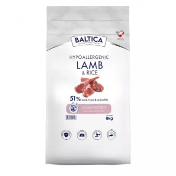 BALTICA Nutraceutic Adult jehněčí & rýže Small Breed Mono suché krmivo pro psy 9kg