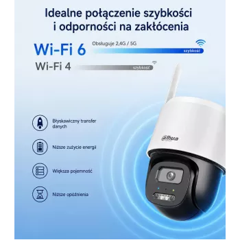 Solární Wi-Fi kamera Dahua BP5E 5MP s otočným a naklápěcím mechanismem
