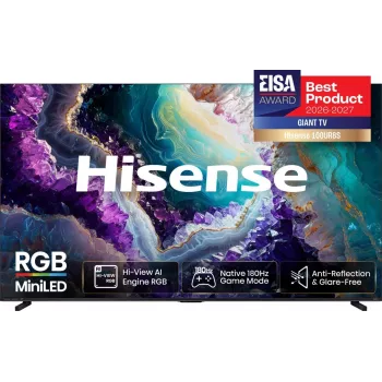 Hisense 100UR8DS 100 inch 4K UHD MiniLED Smart TV s 180Hz panelem, Dolby Vision IQ, Dolby Atmos a VIDAA