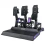Conspit CPP-Lite 3pedálová sada s load cell brzdou, Hallovým plynovým pedálem a spojkou, CNC hliník, USB, PC