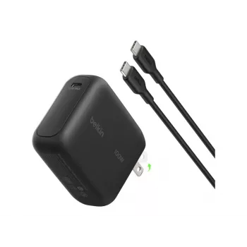 Belkin BOOSTCHARGE 100W USB-C GaN síťový adaptér s kabelem USB-C na USB-C 1,5m