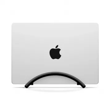 Twelve South BookArc Flex vertikální stojan na notebook pro MacBook a notebooky, černě eloxovaný hliník, úsporný desktop dock se správou kabelů