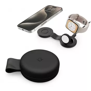 Nabíječka Twelve South ButterFly SE 2v1 Qi2 MagSafe pro iPhone a Apple Watch, černá