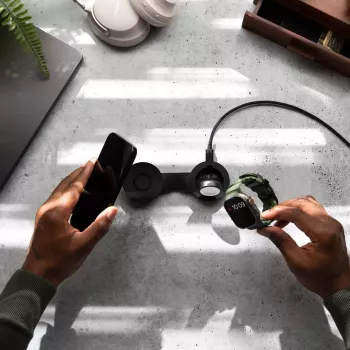 Nabíječka Twelve South ButterFly SE 2v1 Qi2 MagSafe pro iPhone a Apple Watch, černá