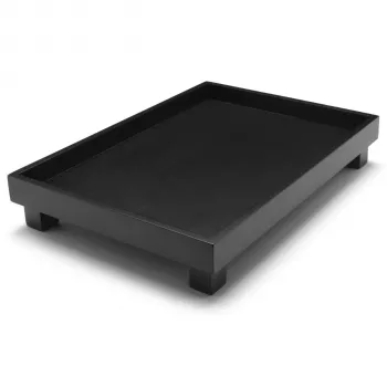 Bredemeijer Izumi Classic Rectangular Bamboo Serving Tray Black 350 mm