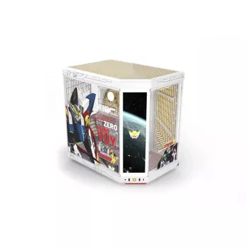 HYTE Y70 Touch Infinite Gundam Wing Edition Mid-Tower Case, Dual Tempered Glass, 4K Touchscreen, White