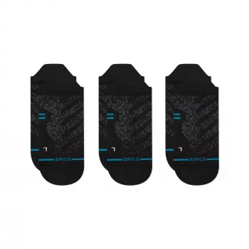 Stance Run Ultralight Tab 3-Pack Running Socks – Black