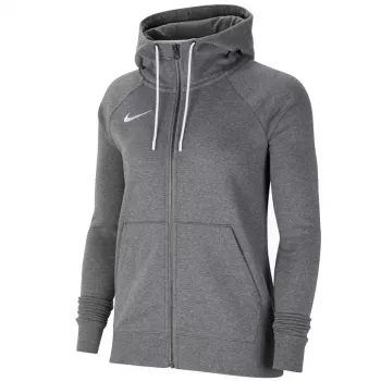 Dámská mikina s kapucí Nike Park 20 tmavě šedá melanž CW6955 071