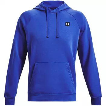 Pánská mikina s kapucí Under Armour Rival Fleece Academy Blue