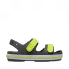 Dětské sandály Crocband Cruiser Crocs grafitová žlutá velikost 28-29