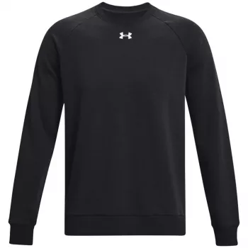 Mikina bez kapuce Rival Fleece Crew Under Armour pánská černá