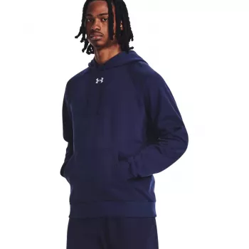 Mikina s kapucí Under Armour Rival Fleece 1379757 410 tmavě modrá XL
