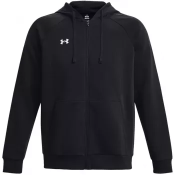 Under Armour pánská mikina s kapucí na zip Rival Fleece černá 1379767 001
