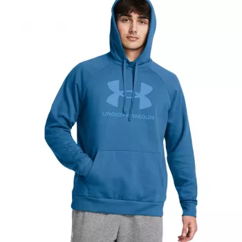 Mikina s kapucí Under Armour Rival Fleece Logo HD pánská Academy Blue M