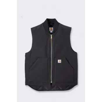 Carhartt V01 Firm Duck zateplená vesta černá