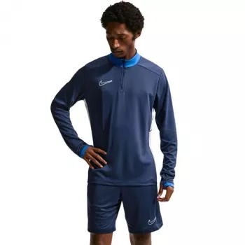 Pánský tréninkový top Nike Dri-FIT Academy 25 se čtvrtinovým zipem, tmavě modrý, S