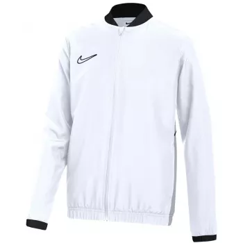 Dětská mikina na zip s kapucí Nike Dri-FIT Academy 25, bílo-černá, velikost XL