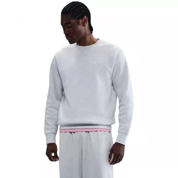 Mikina s kapucí Nike Club Fleece pánská tmavě šedá melírovaná XL