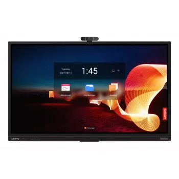 Interaktivní dotykový displej Lenovo ThinkVision T75 75 inch 4K UHD s LED podsvícením - černý