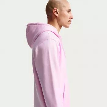 Mikina s kapucí Nike Club Fleece pánská světle růžová FN3859-663 velikost L
