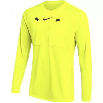 Fotbalový dres rozhodčího s dlouhým rukávem Nike Dri-FIT Referee III pánský žlutý HV8326 702 velikost S