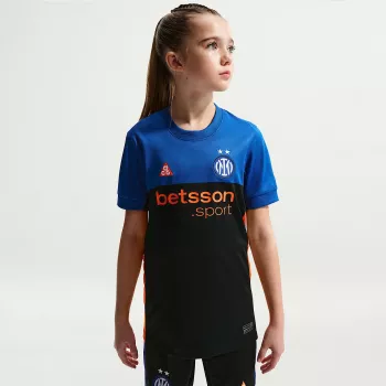 Dětský fotbalový dres Nike Inter Milan 2026 Stadium SE, černo-modrý, velikost L