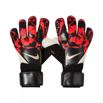 Brankářské rukavice Nike Grip3 černé Bright Crimson bílé velikost 6