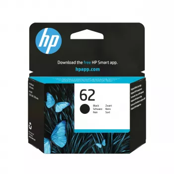 HP 62 černá originální inkoustová kazeta - 200 stran