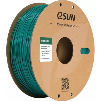 ESUN eABS+HS filament 1,75mm zelený 1kg – vysokorychlostní ABS+ pro FDM 3D tiskárny